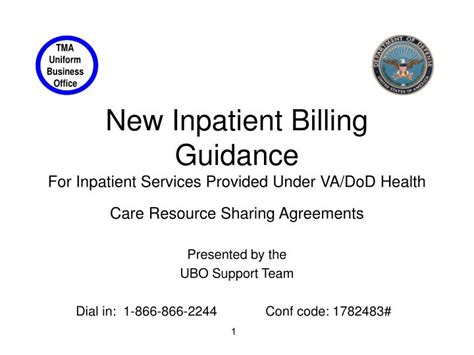 Ppt New Inpatient Billing Guidance For Inpatient Services Provided