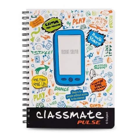 Hand Cover Paper Cover Classmate Spiral Notebook Packaging Size Pack