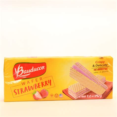 Bauducco Strawberry Wafer 5 Oz Plata Grocery