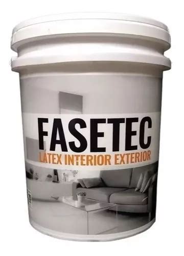 Pintura Latex Lavable Acrilica Color Blanca Lts Fasetec