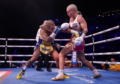 Photos: Ebanie Bridges Drops, Batters, Stops Shannon O'Connell - Boxing ...