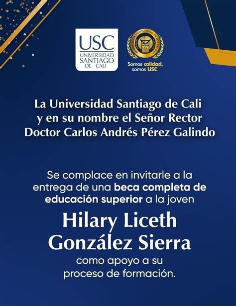 Universidad entregará beca completa para estudios de la hermana de