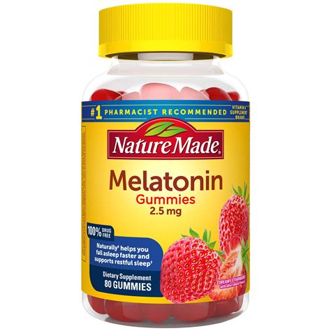 Nature Made Melatonin Adult Gummies - Shop Sleep & Snoring Aids at H-E-B