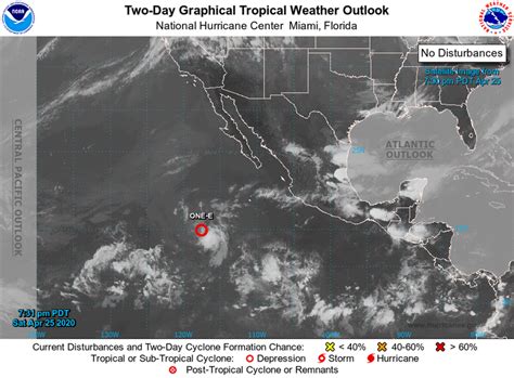 La Depresi N Tropical E La M S Temprana Del Pac Fico Oriental