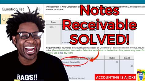 Recording A Note Receivable Initial Accrued Interest Collection