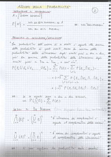 Formulario Di Probabilità Docsity