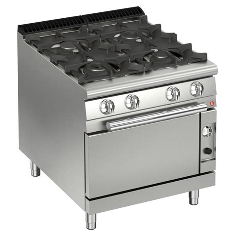 Baron Gasherd 4 Brenner Mit Gas Backofen CFG72Q Se