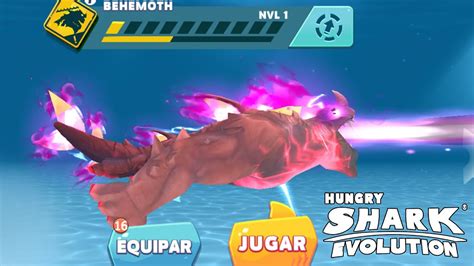 Hungry Shark Evolution JUGANDO CON EL NUEVO TIBURÓN KAIJU BEHEMOTH