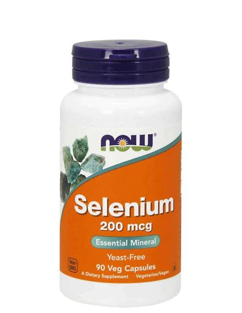 Vitaminas Now Selenio 200mcg 90 Cápsulas Now Selenio 200mcg Walmart