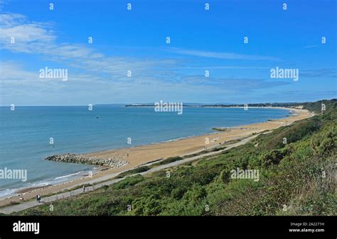 Highcliffe Dorset Vista Desde La Ruta Desde Lo Alto Del Acantilado