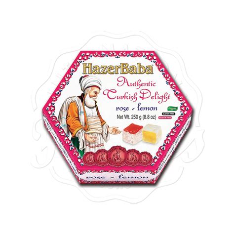 HazerBaba Turkish Delight Rose Lemon 250g Flavers International