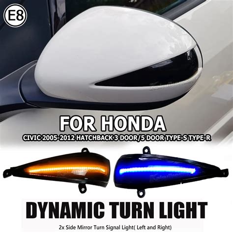 X Dynamic Blinker Led Turn Signal Light Indicator Side Mirror Lamp For