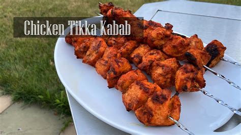 Grilled Chicken Tikka Kabab Recipe Rkc Youtube