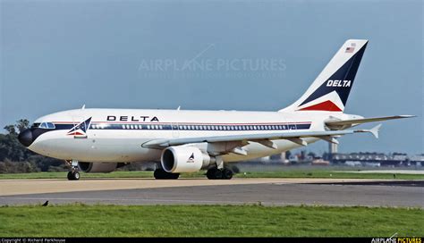 N813pa Delta Air Lines Airbus A310 At London Gatwick Photo Id