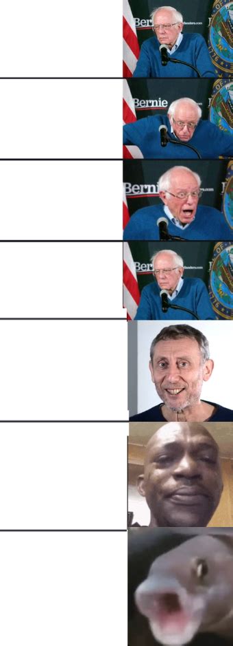 Bernie Sanders reaction extended Blank Template - Imgflip