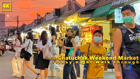 Friday Night Walk Through The Chatuchak Weekend Market YouTube