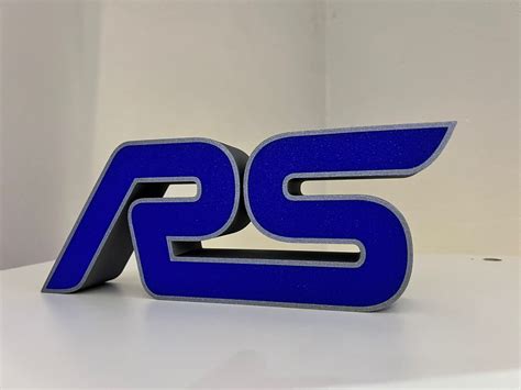 Ford RS Logo 3D Printed - Etsy