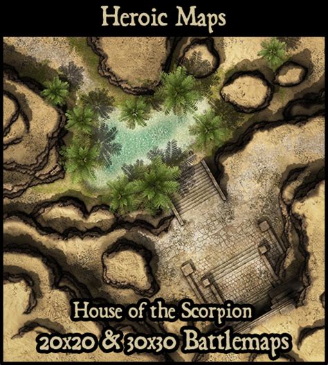 Heroic Maps - House of the Scorpion - Heroic Maps | Caverns & Tunnels ...