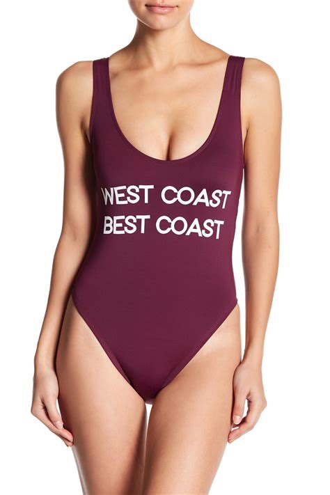 Statement Tie Back One Piece Swimsuit By The Bikini Lab On Nordstrom