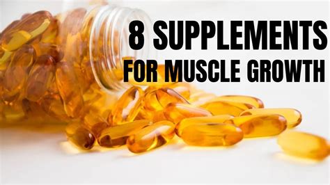 The Best Supplements To Build Muscle Youtube