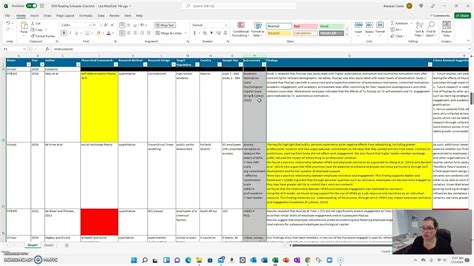 Creating A Literature Matrix In Excel With Filtering Youtube