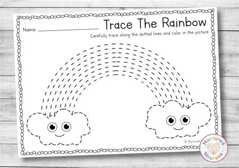 Rainbow Worksheet For Preschool Cheap Sale Farmhouse Uk