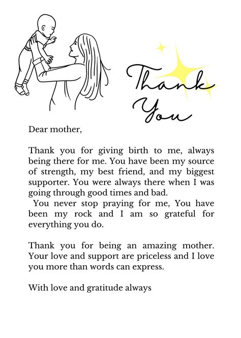 Carta de agradecimiento para mi madre: llena de gratitud - Etsy México