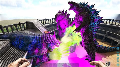 Godzilla Battle More Kaiju Boss Big Fish Okeanos BOSS ARK Mod Battle