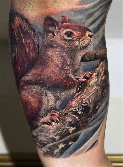 Best Squirrel Tattoos Images On Pinterest Squirrel Tattoo