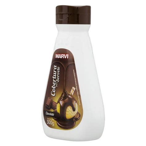 Cobertura Para Sorvete Chocolate Marvi Squeeze G Tateno Supermercado