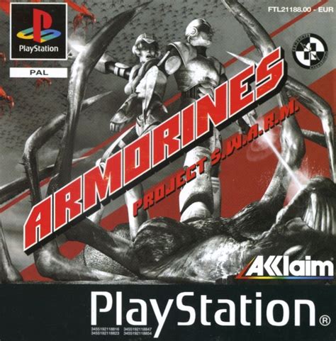 Armorines Project S W A R M Cover Or Packaging Material Mobygames