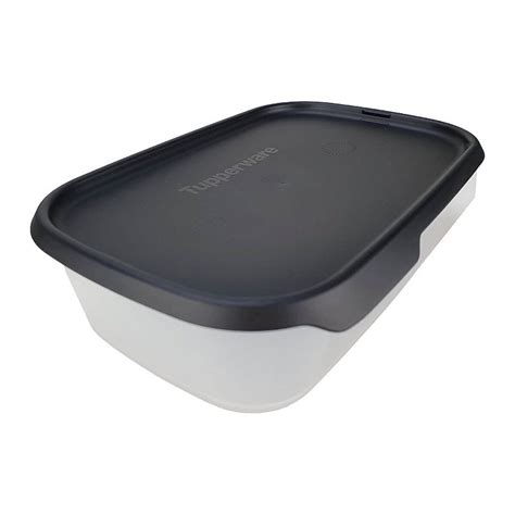 Tupperware Toque Touch Fresh Retangular Litro Preto Comprar