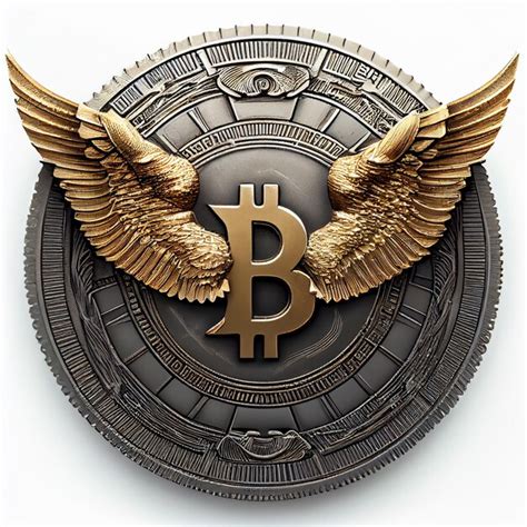 Premium Photo Bitcoin Coin With Wings Winged Btc Cryptocurrency Money