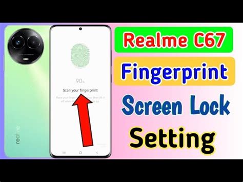 Realme C67 5G Display Fingerprint Lock Setting How To Set Fingerprint