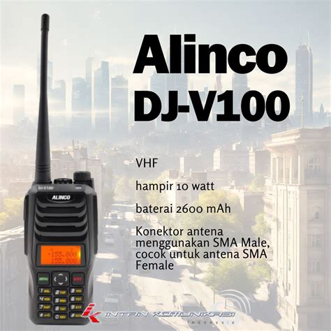 HT Alinco DJ V100 Intan Komunikasi Indonesia