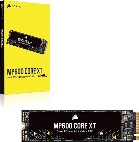 Corsair Mp600 Core Xt 4tb Pcie Gen4 X4 Nvme M 2 Ssd High Density Qlc