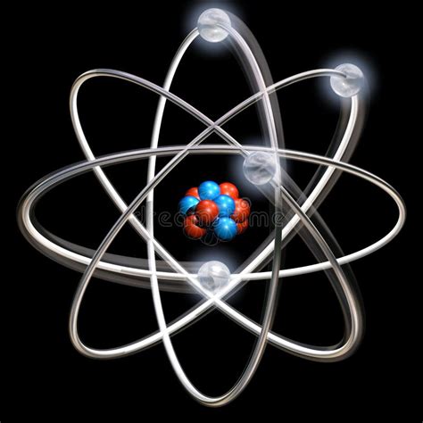 Modèle De Bohr D atome D azote Avec Le Proton Le Neutron Et L électron