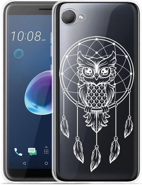 Desire 12 Hoesje Dream Owl Mandala White Designed By Cazy Bol