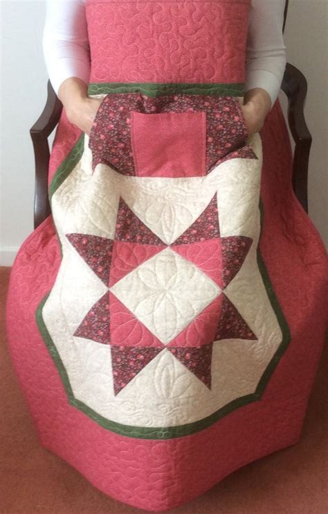 Lap Quilt With Pockets