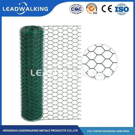 Leadwalking Pvc Wire Material Pvc Coated Chicken Screen Wire Factory