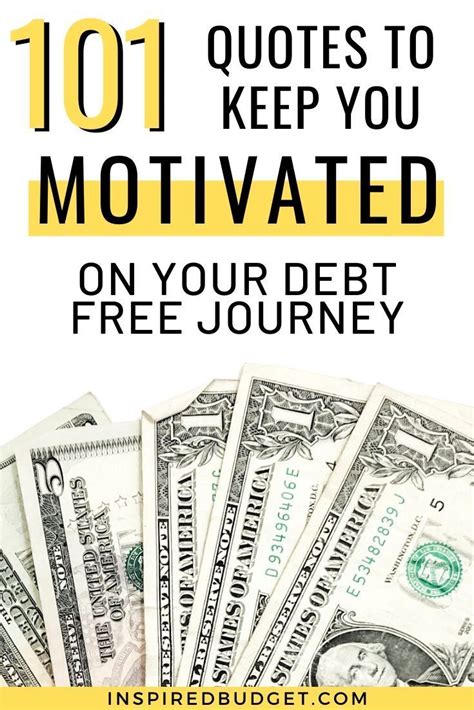 Motivational Quotes For Your Debt Free Journey In Debt Free