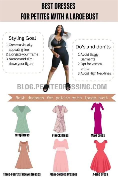 The Complete Dress Guide For Petites With A Large Bust Petite Dressing