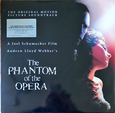 Andrew Lloyd Webber The Phantom Of The Opera The Original Motion