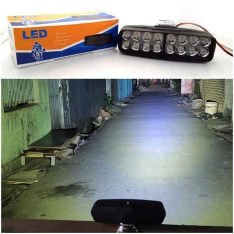 Lampu Sorot Tembak 16 Mata Cwl Bar 16 Watt Motor Mobil Waterproof