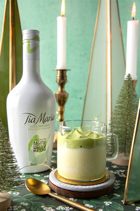 Tia Maria Matcha White Chocolate Latte - Taste and Tipple - Cocktail Blog