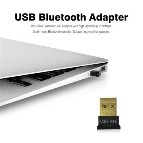 CW02345 Mini Adaptateur Usb Csr Double Mode Sans Fil V4 0 Edr Dongle