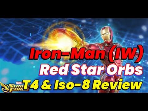 Iron Man Infinity War Red Star Orbs T Iso Review Pegasus Raid