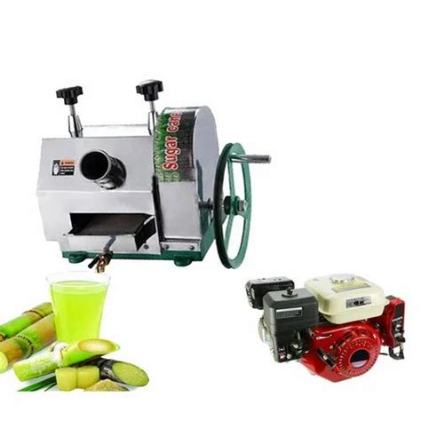 Semi Automatic Sugarcane Juice Machine With Engine Yield 150 350 Ml