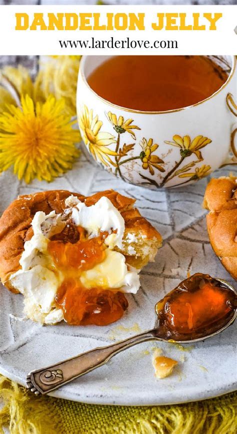 Easy Dandelion Jelly Recipe Larder Love Recipe Dandelion Jelly