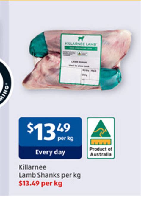 Killarnee Lamb Shanks offer at ALDI